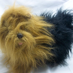 Vintage Russ TRUGGLES Yorkie YORKSHIRE TERRIER Dog 13&quot;  Plush Stuffed Animal Toy 1990&#39;s