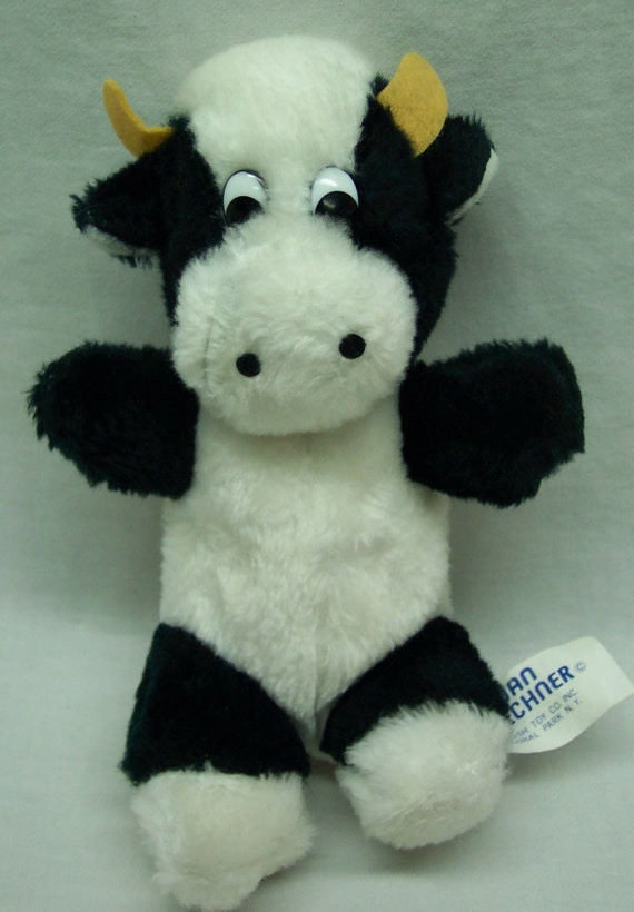 black cow stuffed animal
