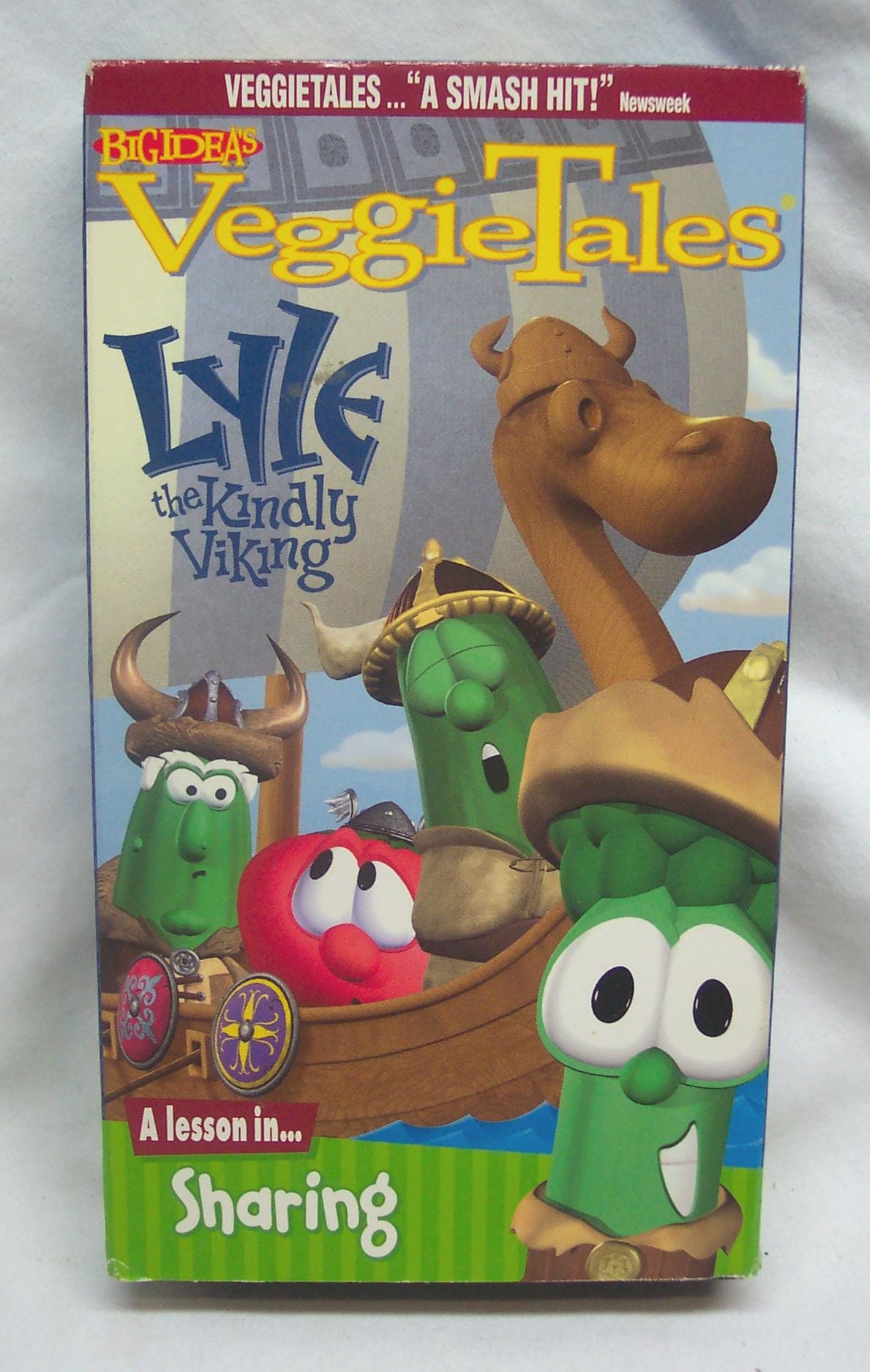 Vintage 2001 VEGGIE TALES Lyle the Kindly Viking A Lesson in