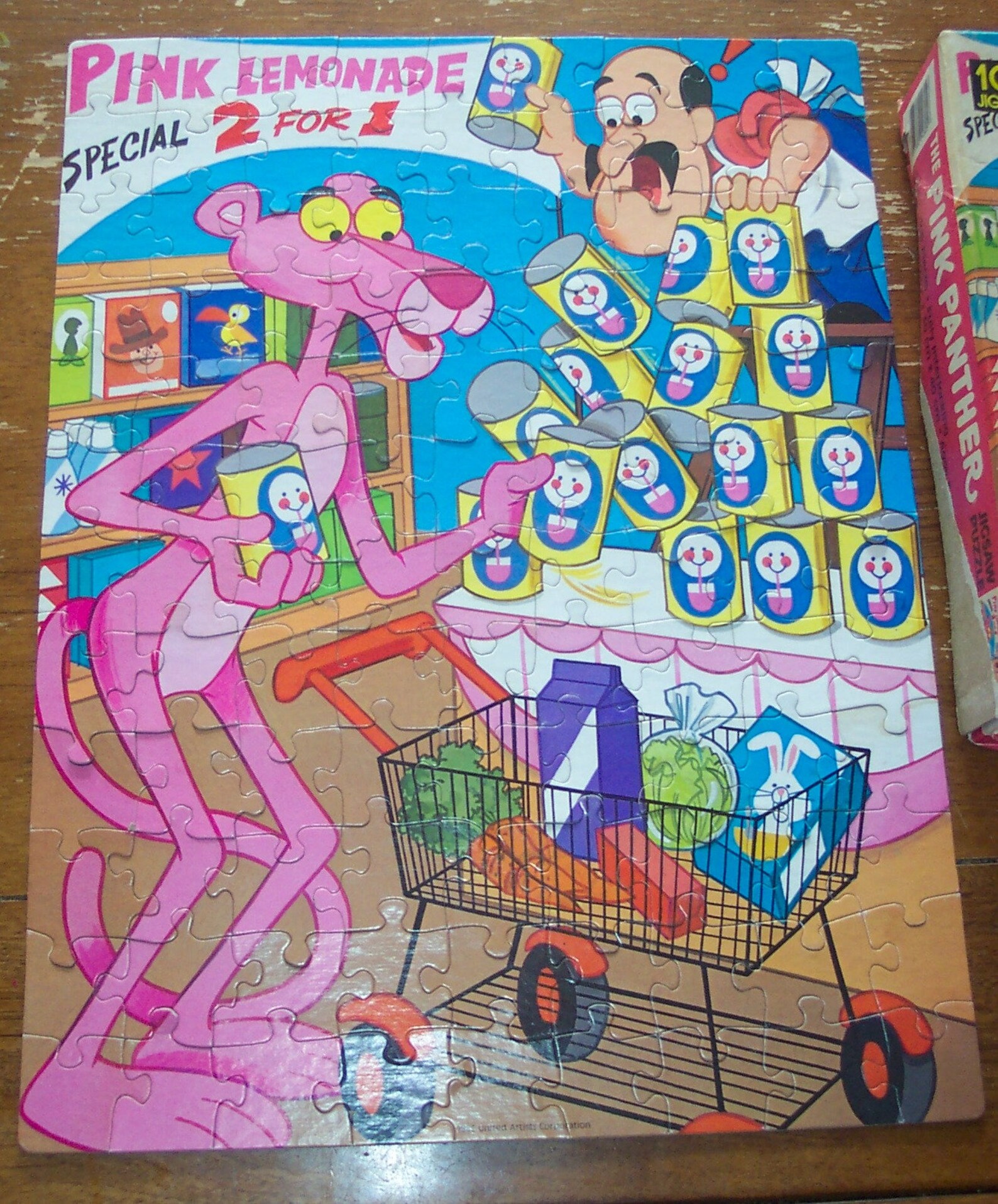 Vintage Whitman 1985 THE PINK PANTHER Jigsaw Puzzle 1980's Etsy