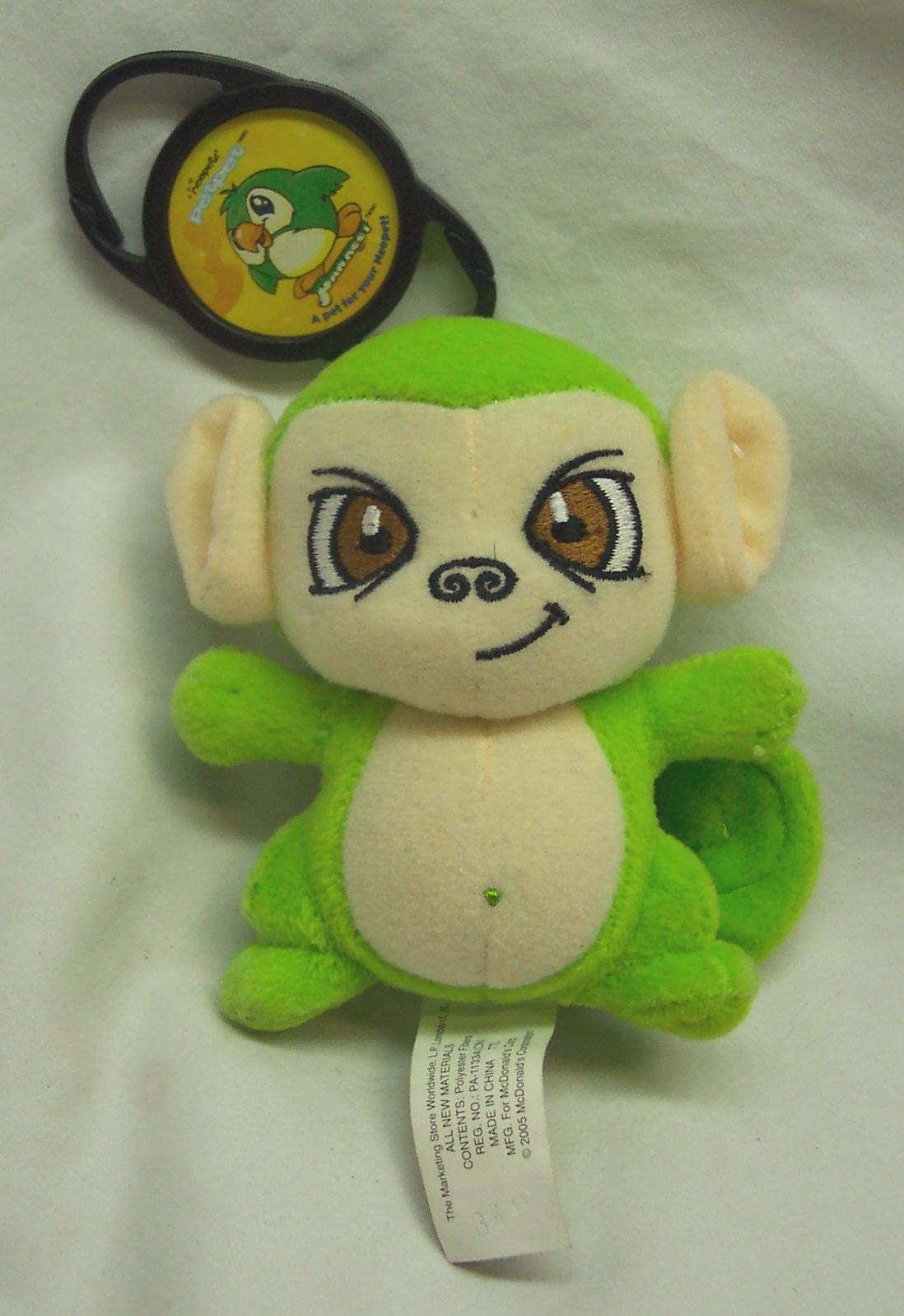 Vintage Neopets BRIGHT GREEN MYNCI Neopet 4