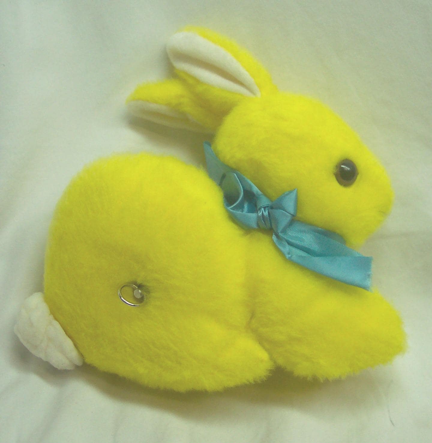 Vintage Yellow Bunny Plush - Etsy