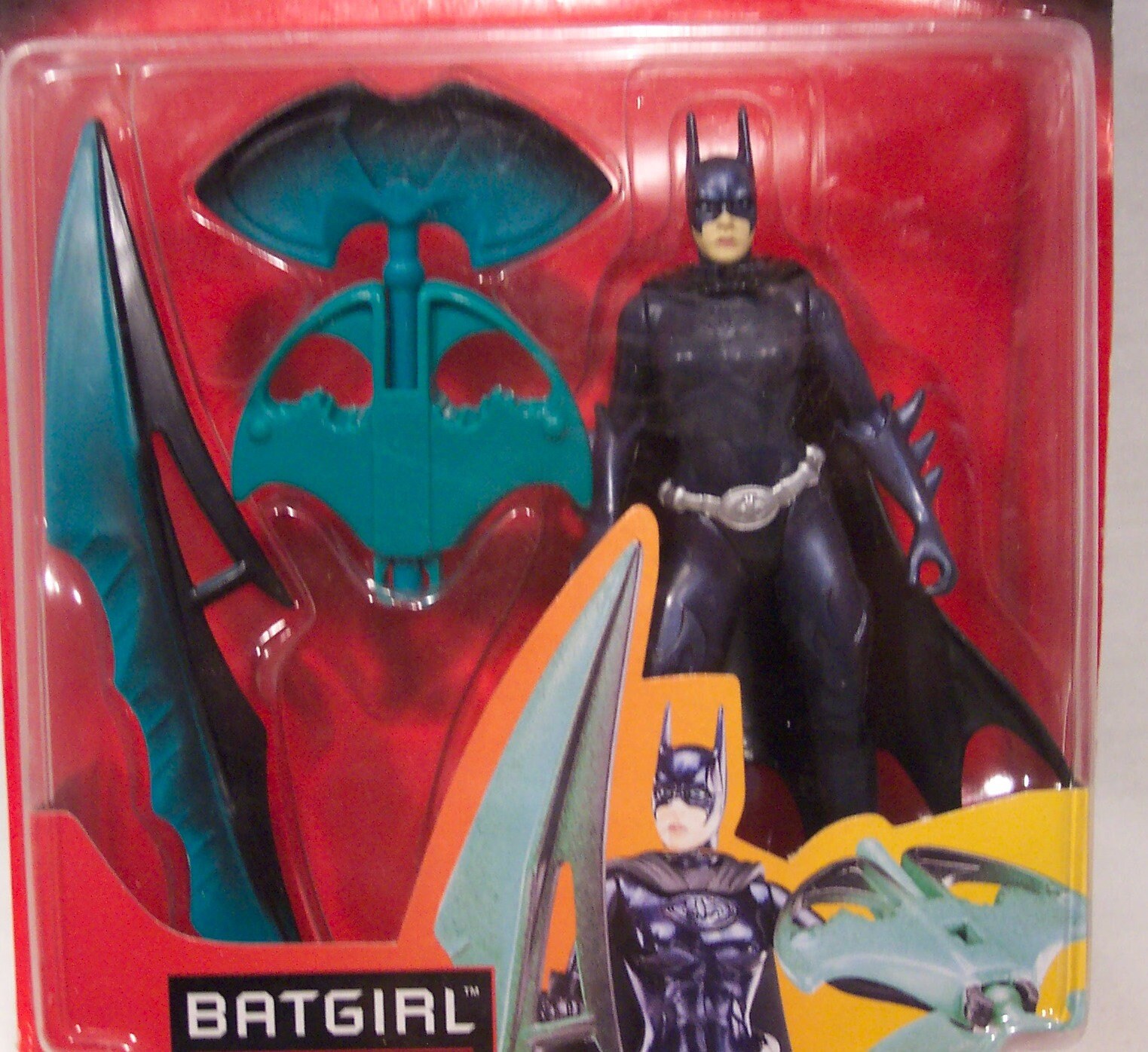 Vintage 1997 BATGIRL Batman and Robin Action Figure Toy 1990's