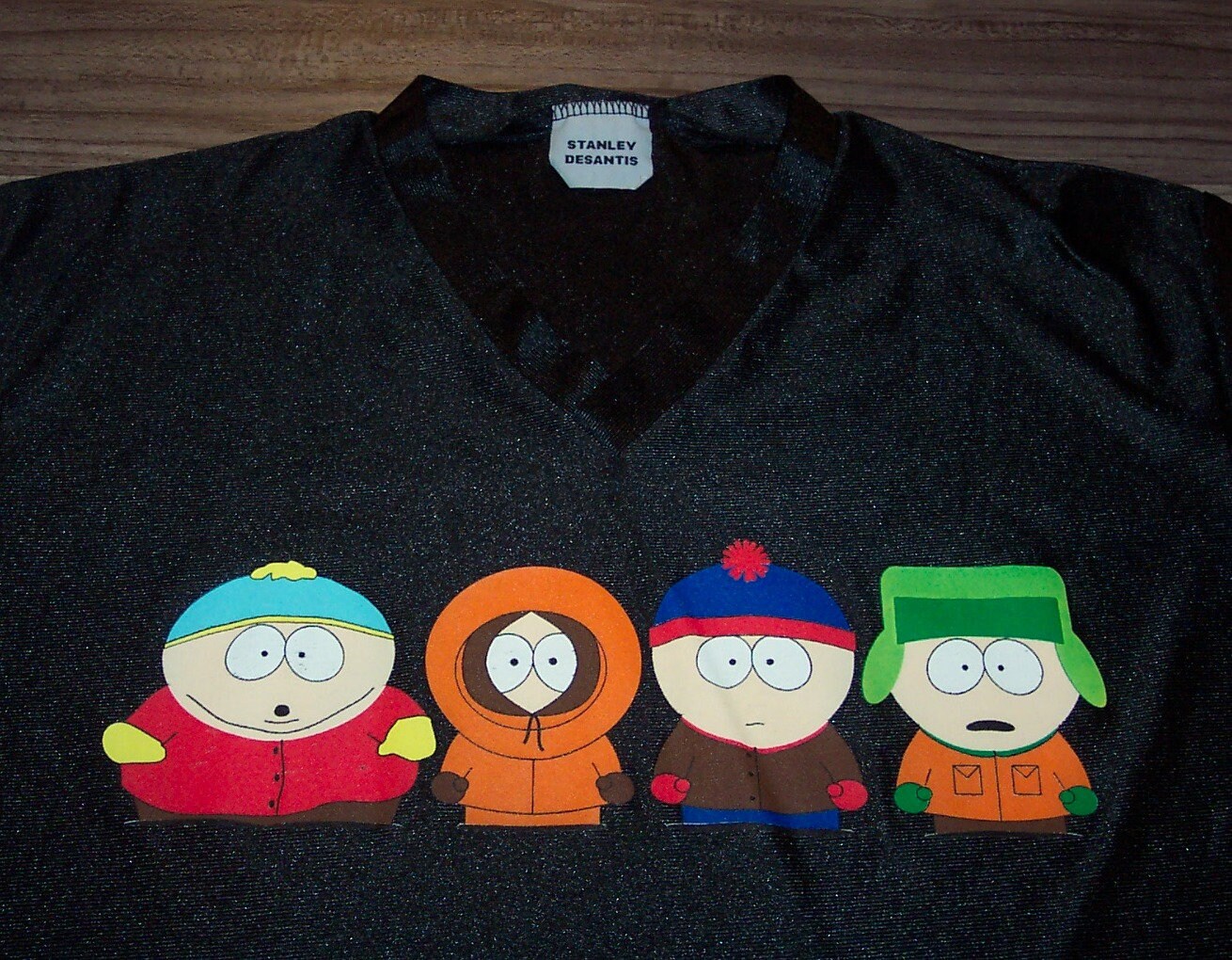 Vintage 1998 SOUTH PARK Comedy Central JERSEY T-shirt Large Black 