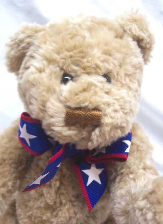 Vintage 2002 GUND Tan WISH BEAR 100th Anniversary of the