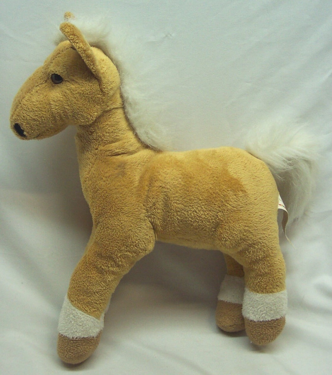 Vintage Animal Alley Tan and White HORSE PONY 11