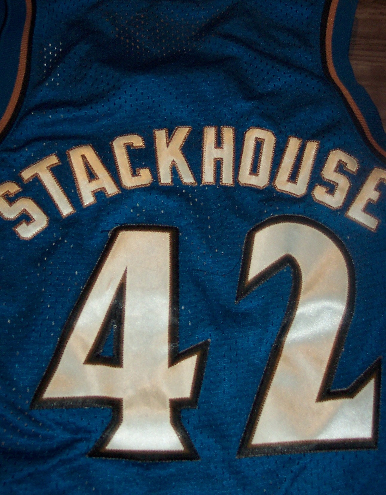 Washington Wizards Jerry Stackhouse Home Nike Authentic Jersey 52