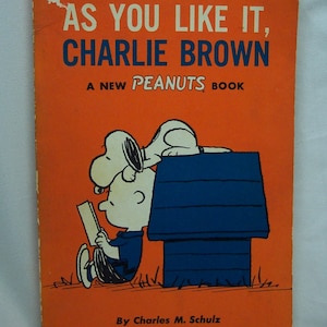 1967 Peanuts SNOOPY As You Like It, Charlie Brown Paperback Book First Edition Charles M. Schulz 1960&#39;s