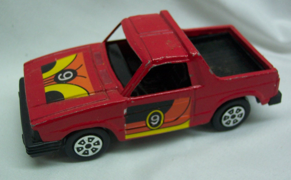 Vintage 1970 TOOTSIE TOY Red Pickup Truck 9 Race Metal Toy Etsy España