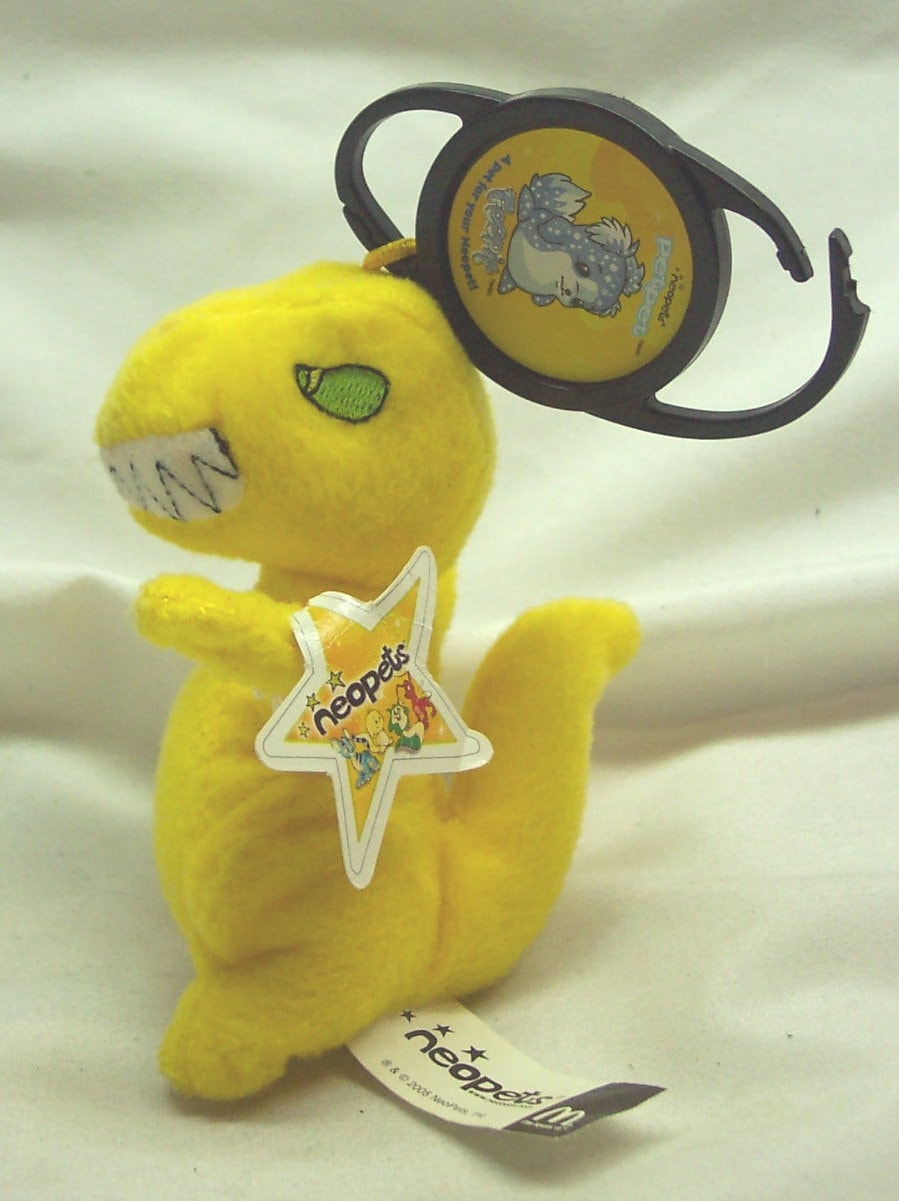 Vintage Neopets YELLOW GRARRL Neopet 4