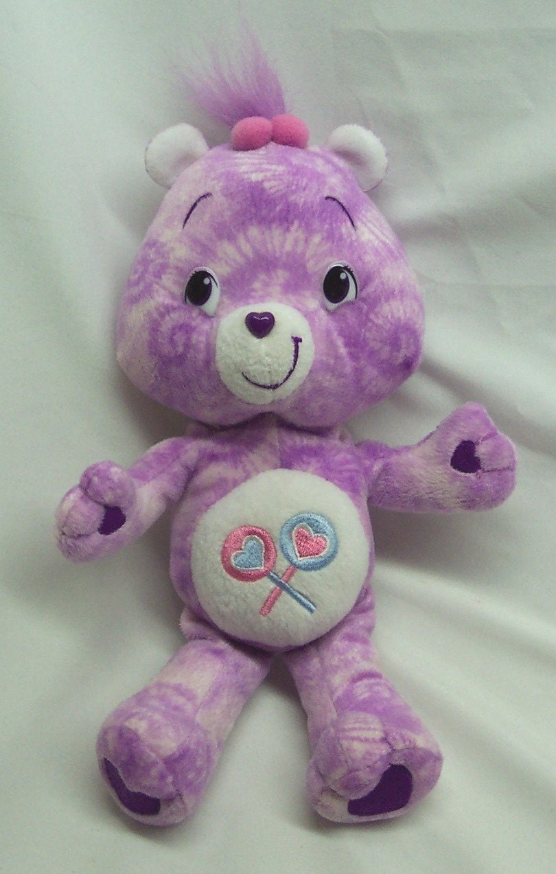 Purple Care Care Bear With Kite On Tummy Care Bears Belly Badges