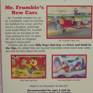 Vintage 1993 RICHARD SCARY S Mr Frumble s New Cars Vhs Video Cartoon 
