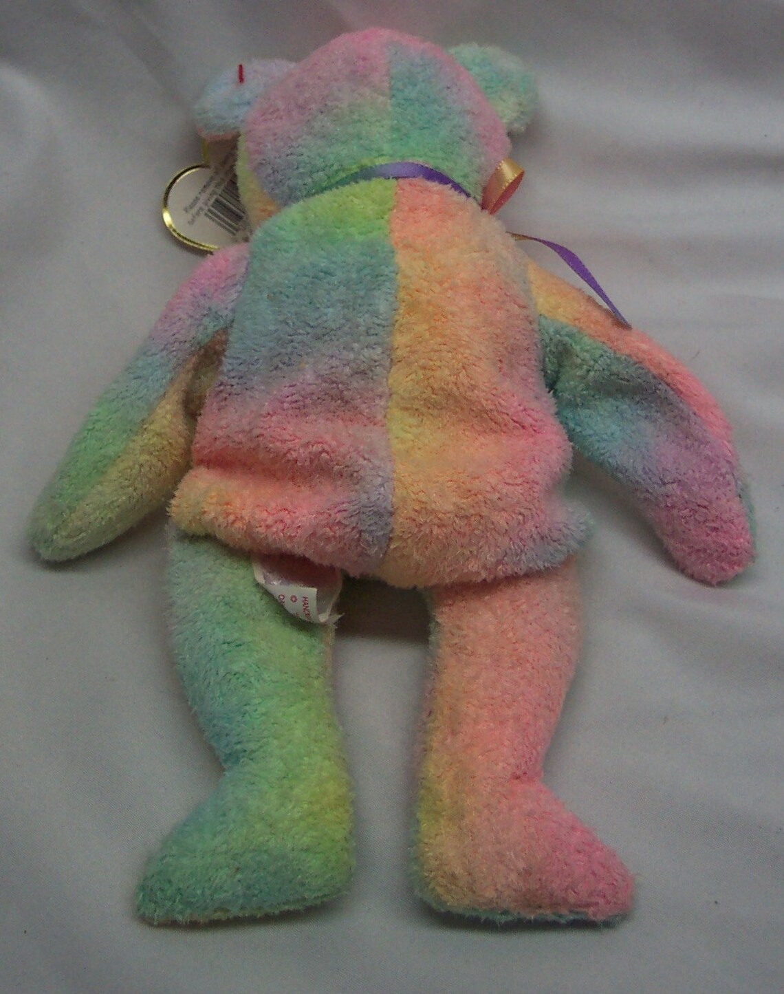 TY 1999 Beanie Babies GROOVY the Tiedyed Teddy Bear 8 Etsy