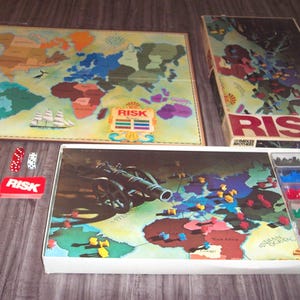 Vintage 1980 Parker Brothers RISK The World Conquest Board Game Complete Strategy