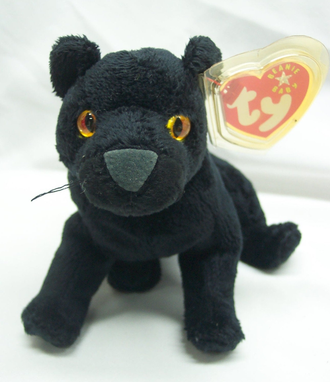 Ty Velvet 1997 Black Panther Cat 4 Th Gen PVC 8 Beanie Baby MWMT for sale online Ty Velvet 1997 Black Panther Cat 4 Th Gen PVC 8 Beanie Baby MWMT for sale online