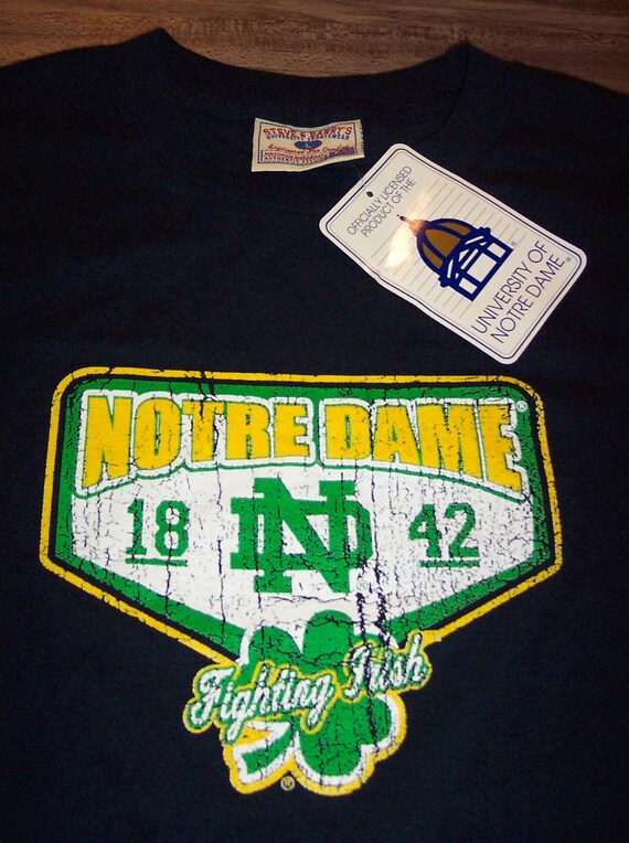 notre dame men's long sleeve t shirt