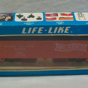 Vintage Life LIke HO SCALE TRAIN Wilson&#39;s Reefer Car #8534 With Box