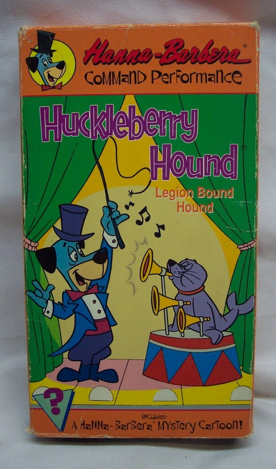 Vintage Hanna-barbera HUCKLEBERRY HOUND Legion Bound Hound VHS
