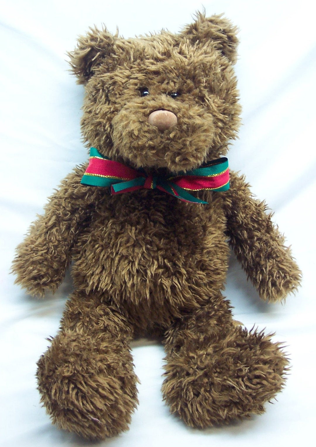Vintage GUND Brown BEAUREGARD Teddy Bear 20" Plush Stuffed Animal Toy ...