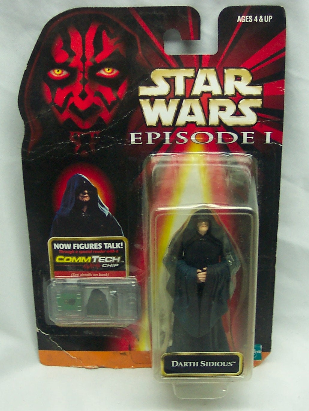 Star Wars Darth Vader Action Figure on Spinning Base 1998 Hasbro