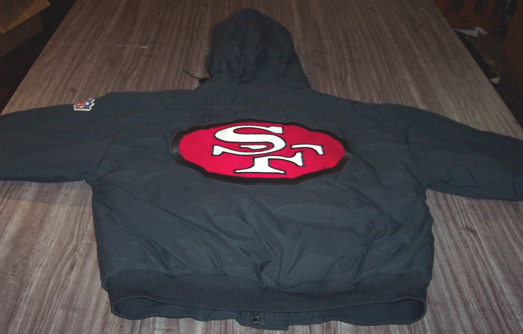 Rare Vintage San Francisco 49ers Starter Bomber Jacket Red Gold