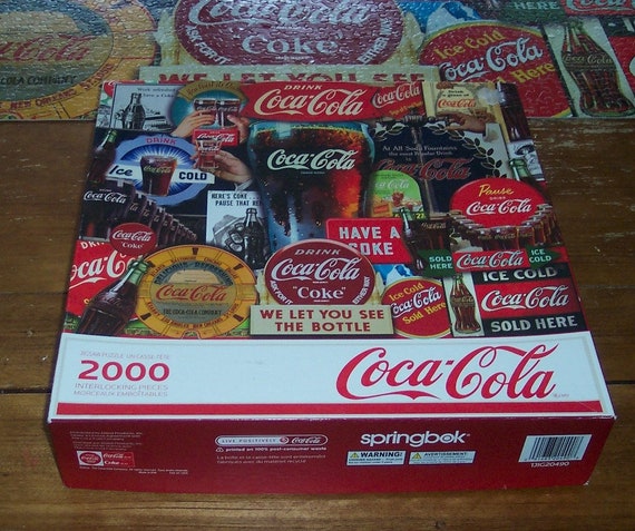Springbok Coca-Cola Collector's Table Jigsaw Puzzle - 500pc