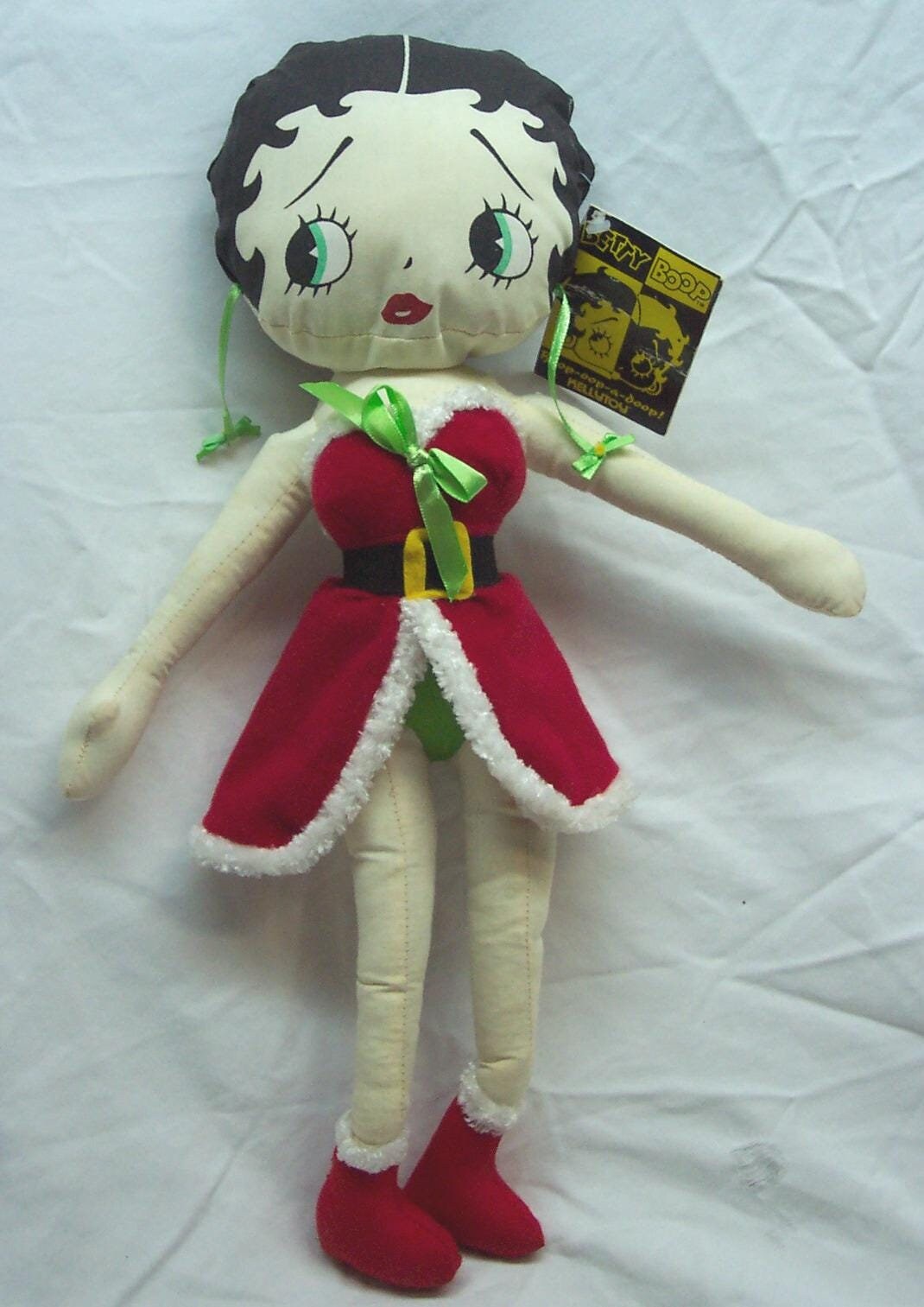 Vintage 2003 Holiday BETTY BOOP in Santa Mrs Claus Red Dress 17