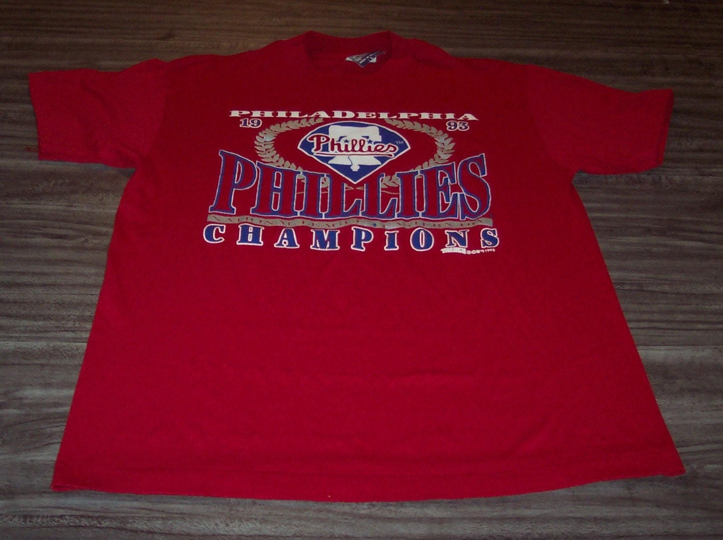 1993 PHILADELPHIA PHILLIES National League Champions XLarge T