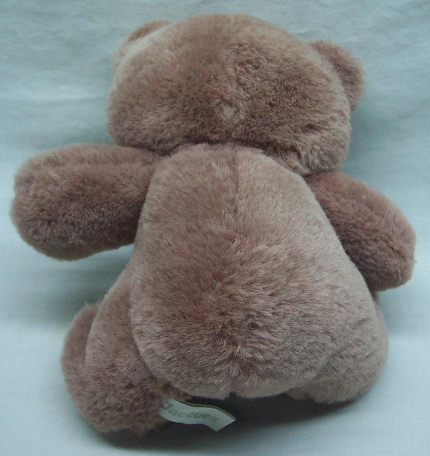 Vintage 1980's Russ JACQUES the TEDDY BEAR 8" Plush Stuffed Animal Toy ...