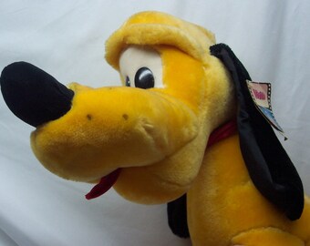 Vintage 1980's LARGE Walt Disney World Disneyland PLUTO Dog