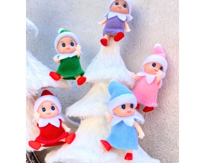 Christmas Elf Baby Toddler in Skirt Set, Girl Sister Elf, Elf Prop, Elf Accessory, Birth Certificate, Baby Doll Blanket