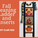 Interchangeable Leaning Ladder DIY Kit, Fall Leaning Ladder, Leaning Ladder Inserts, Ladder Tier Decor, Tiered Tray Decor, Paint Kit