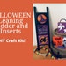 Interchangeable Halloween Leaning Ladder, DIY Leaning Ladder Kit, Leaning Ladder Insert, Halloween Decor, Interchangeable Sign, Tiered Tray