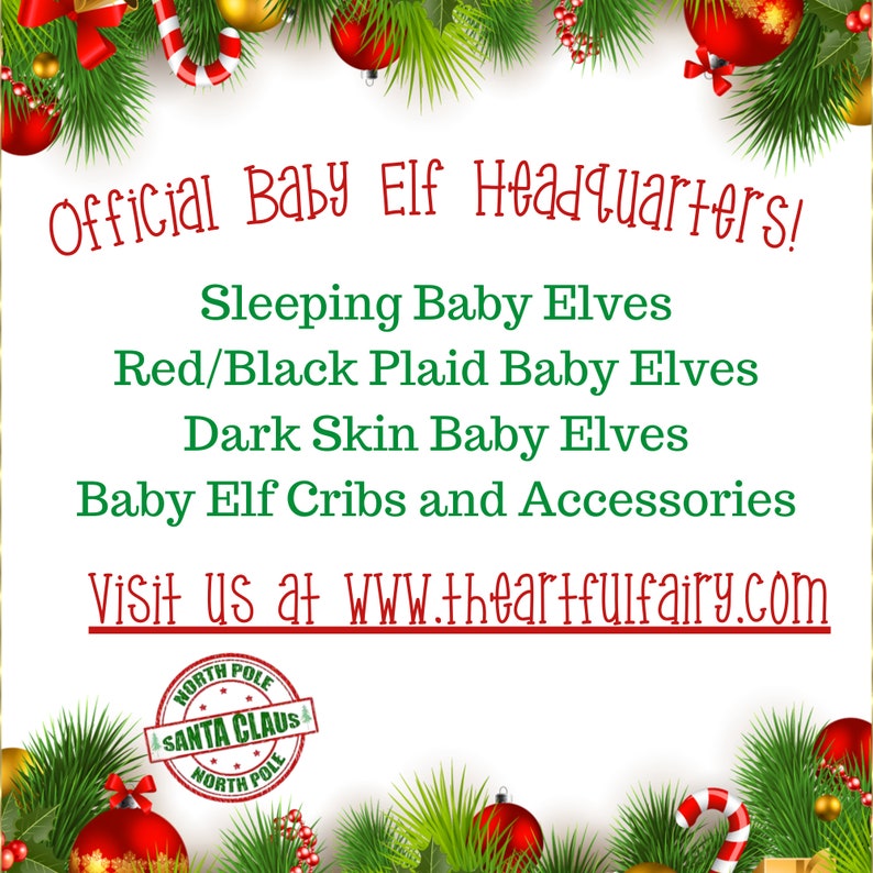 Christmas Elf Baby Toddler in Skirt Set, Girl Sister Elf, Elf Prop, Elf Accessory, Shelf Sitter, Stocking Stuffer, Gift for Girl or Boy image 10