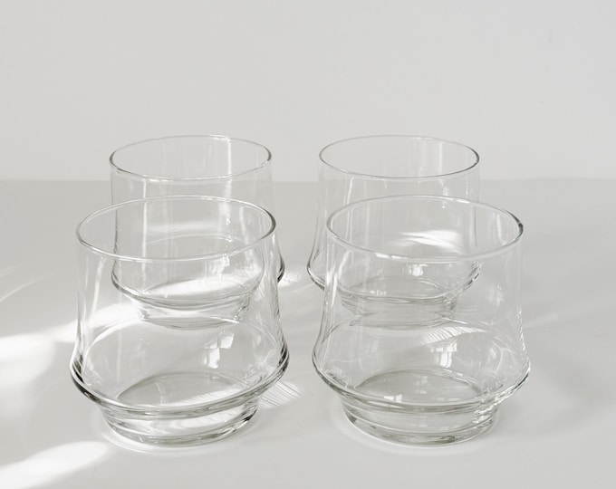 Vintage MCM Libbey Rocks Glasses - Set of Four (4)