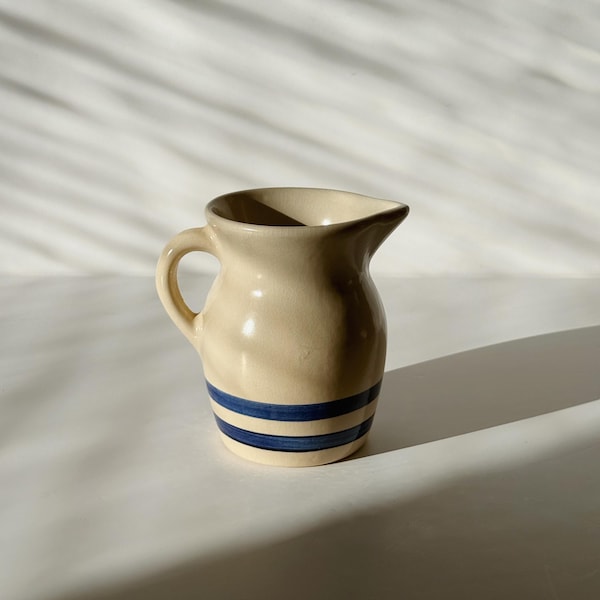 Vintage RRP Co Stoneware Creamer Pitcher