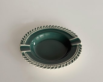 Vintage Ashtray Harkerware Pottery with Corinthian Border