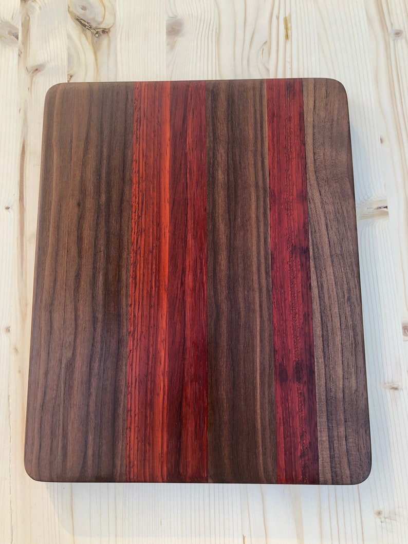 Orange Stripe Cutting Board