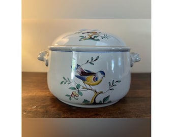 Spode Queensbird Covered Tureen Imperial Cookware Bird Motif Lidded Serving Dish