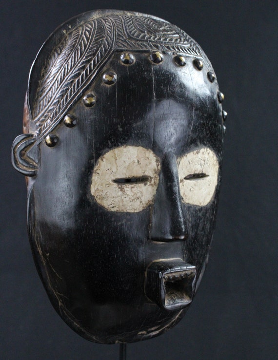 African Art Primitive Arts - Bété Funeral Mask - … - image 2