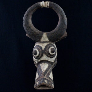 Afrikaanse kunst Primitieve Kunst Etnografische Deco - Gurunsi Antilope Paspoort Type Masker - Afrikaans Masker - Afrikaanse Kunst - 28 Cms