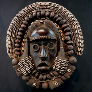 African Art Tribal Ethnographic Ethnic Deco Ethno African Mask Maske Mascara Africano Afrikanishe Kunst - Dan Tanglalé Mask 41 cms