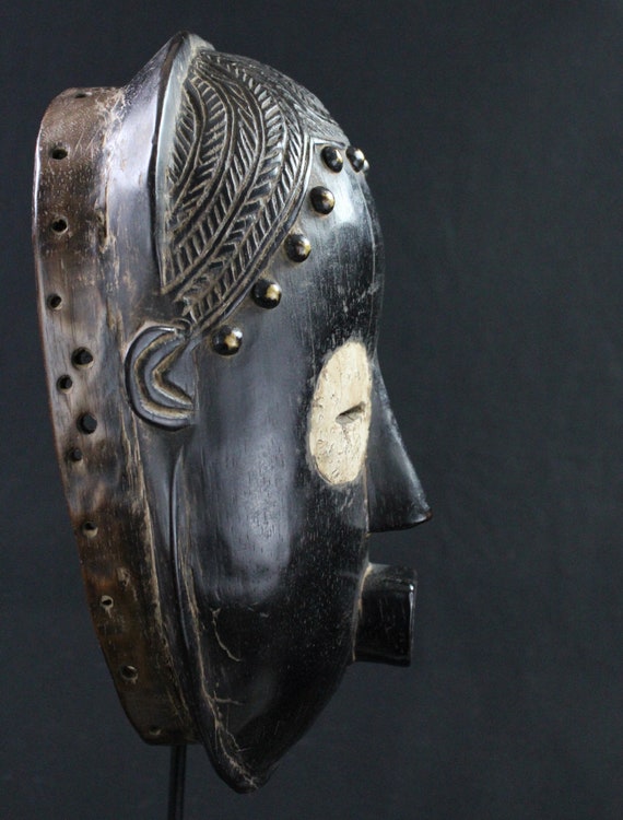 African Art Primitive Arts - Bété Funeral Mask - … - image 3