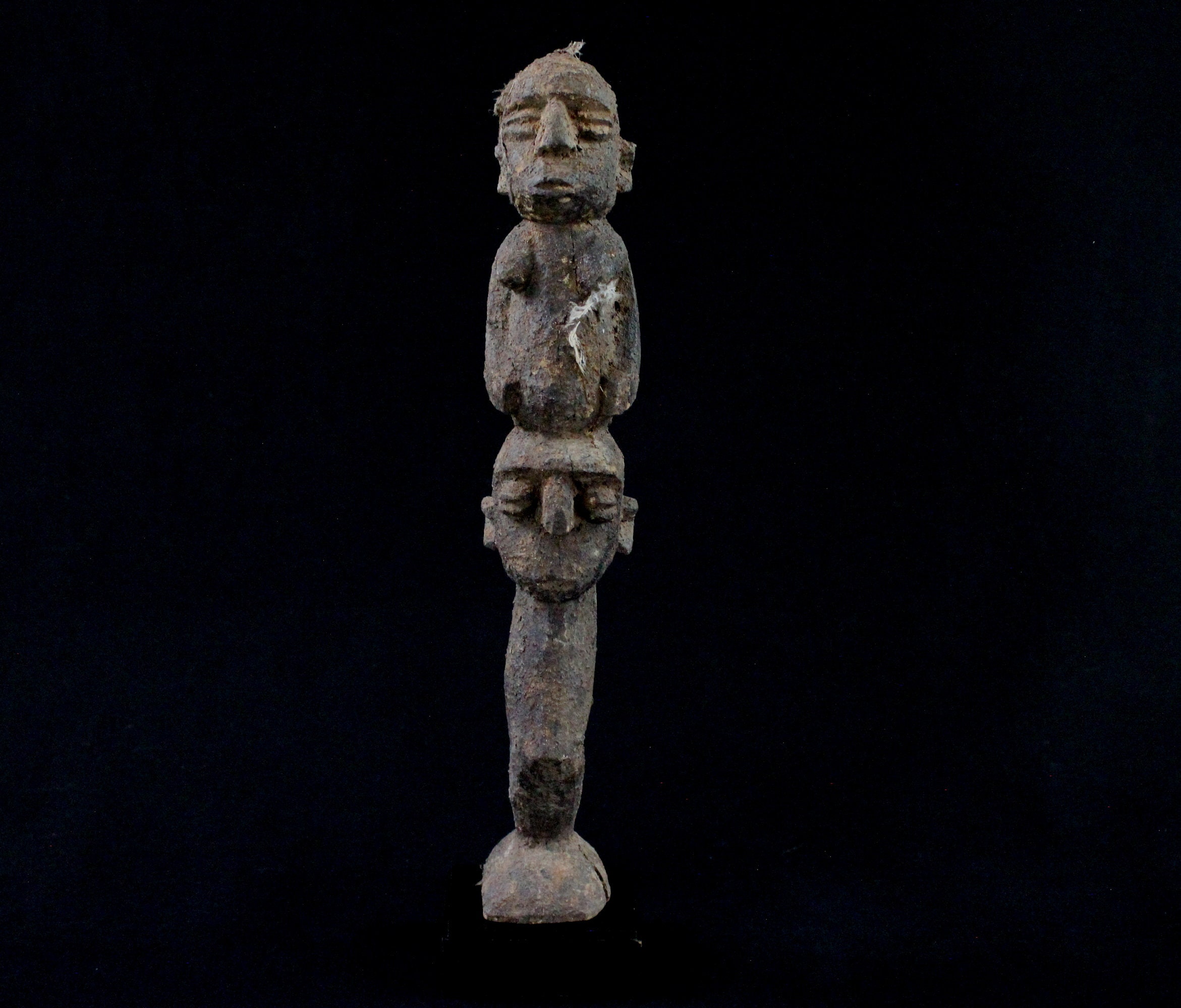 Art Africain Afrikanische Kunst Arte Africano African - Art Rare & Ancien Fétiche Statue Lobi Superp