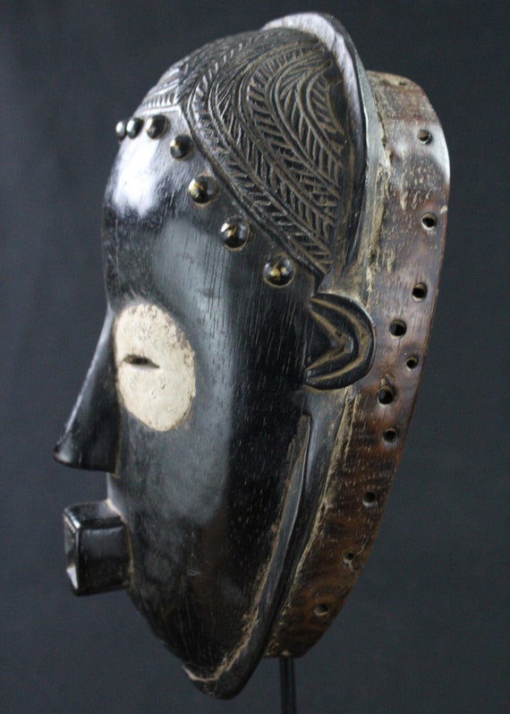 African Art Primitive Arts - Bété Funeral Mask - … - image 5