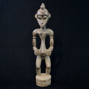 African Art Primitive Arts - Senufo Statue Senufo du Poro - Sculpture Ritual Piece Arte Africano Africana African Wooden Item - 45.5 Cms
