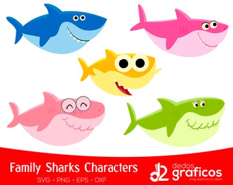 Free Free 333 Baby Shark Characters Svg SVG PNG EPS DXF File