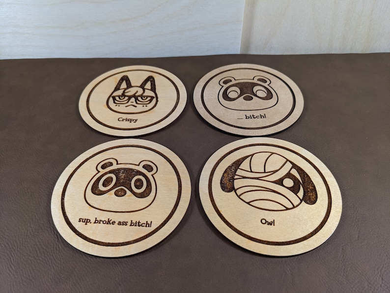 Animal Crossing Coasters