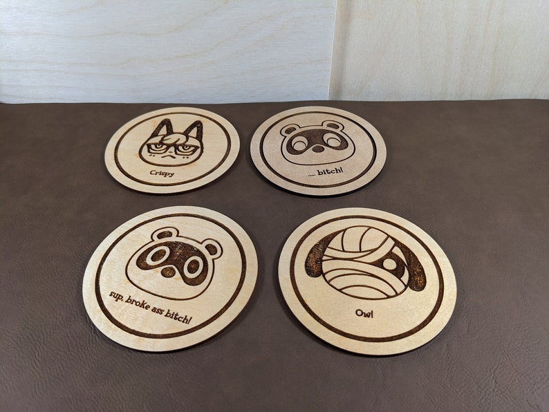 Animal Crossing Coasters