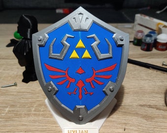 Link, Hylian Shield, Legend of Zelda, Desk display piece